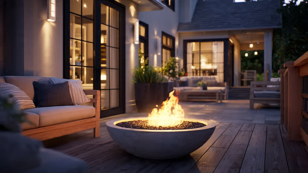 Top 10 Back Porch Ideas to Create a Beautiful, Relaxing Outdoor Space 8 Fire Pit Back Porch
