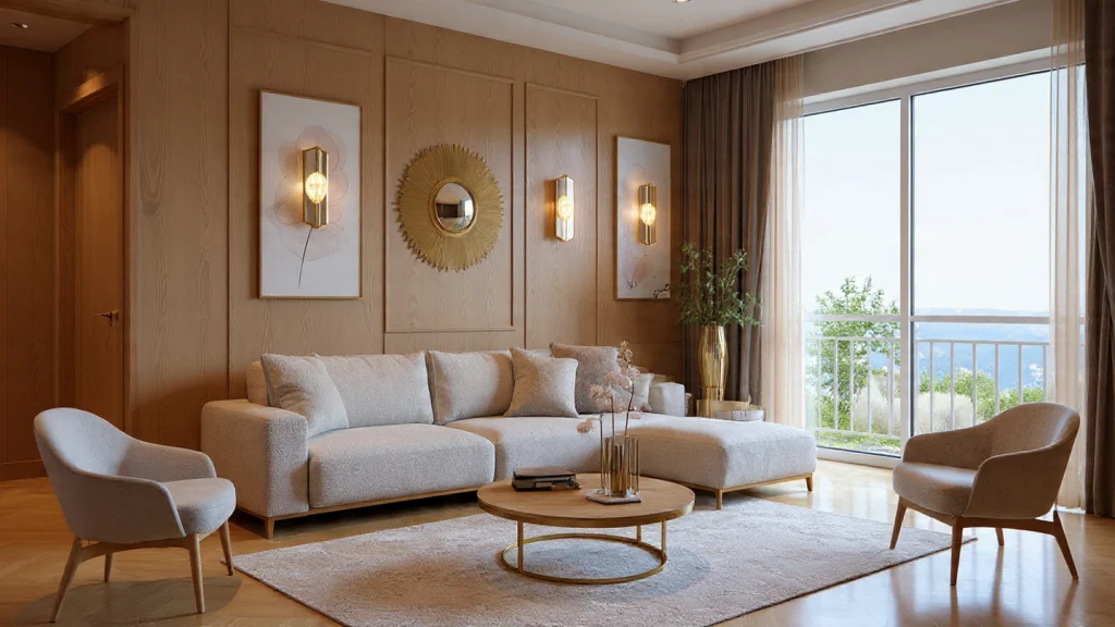 12 Beige Living Room Ideas for a Timeless, Elegant & Modern Home 8 Beige Living Room with Grey Combination