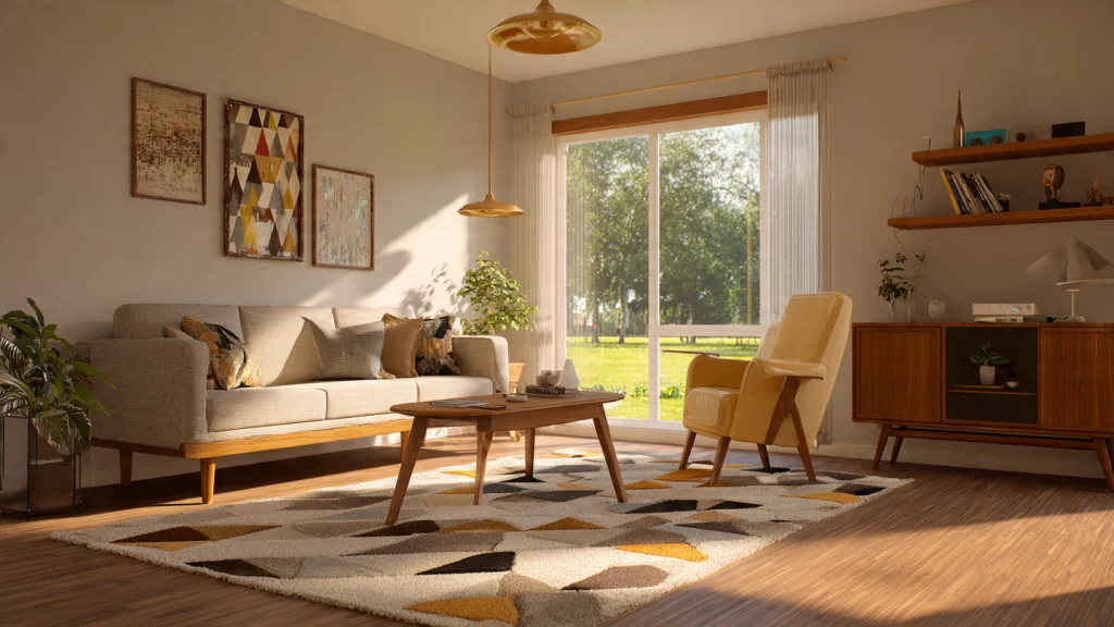16 Living Room Designs: Stunning Ideas for Modern, Cozy & Stylish Spaces 8 Mid-Century Modern Living Room Design