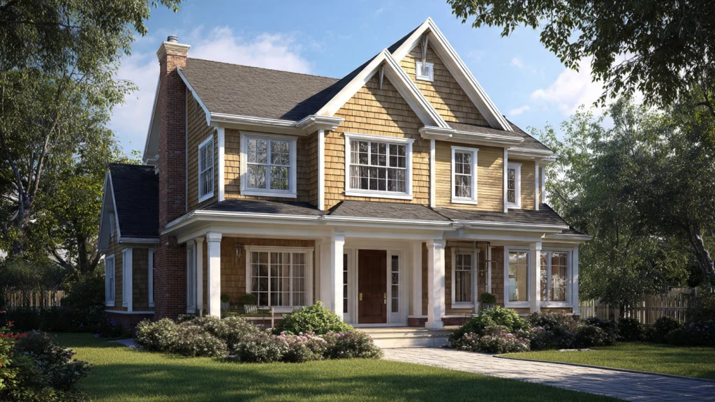 15 Colonial House Exterior Ideas That Define Timeless Elegance 9 Wooden Siding Colonial House Exterior