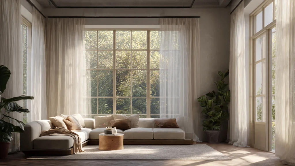 17 Modern Organic Living Room Ideas for a Calm, Natural & Stylish Space 9 Natural Light as a Design Element