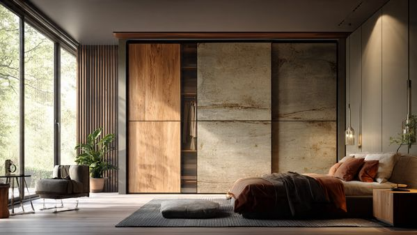 10 Wardrobe Design Ideas: Modern, Stylish & Space-Saving Wardrobes 9 Sliding + Swing Hybrid Wardrobes