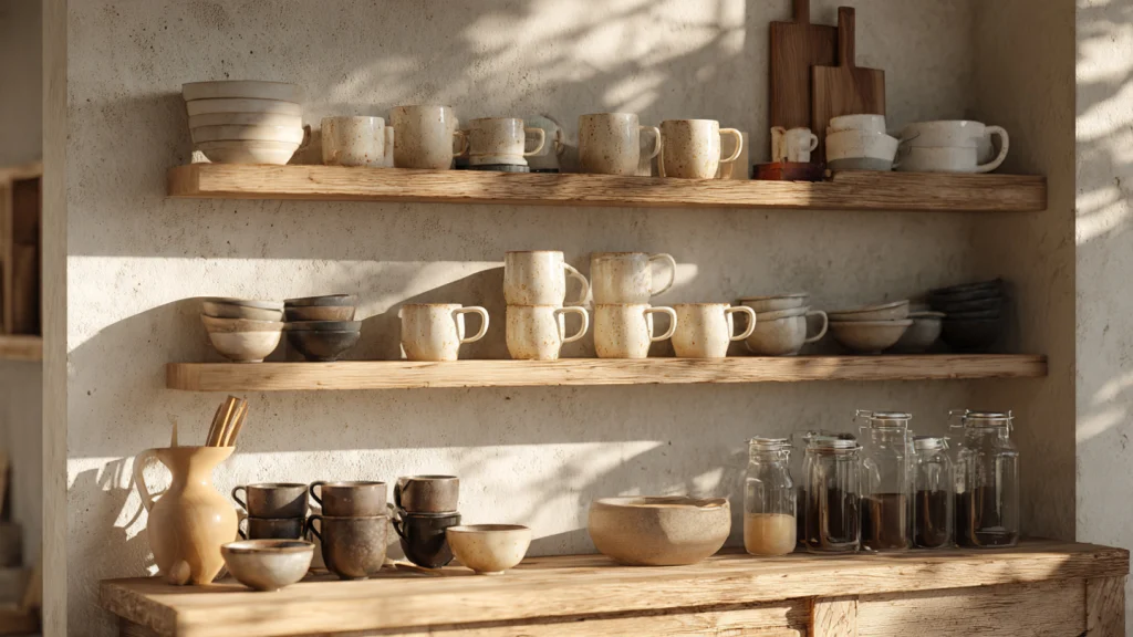 14 Coffee Bar Ideas to Create a Stylish, Functional & Cozy Coffee Corner at Home 10 Coffee Bar with Statement Wall