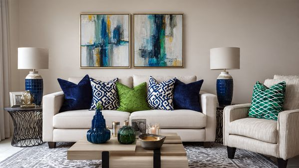 12 Beige Living Room Ideas for a Timeless, Elegant & Modern Home 10 Beige Living Room with Bold Accent Colors