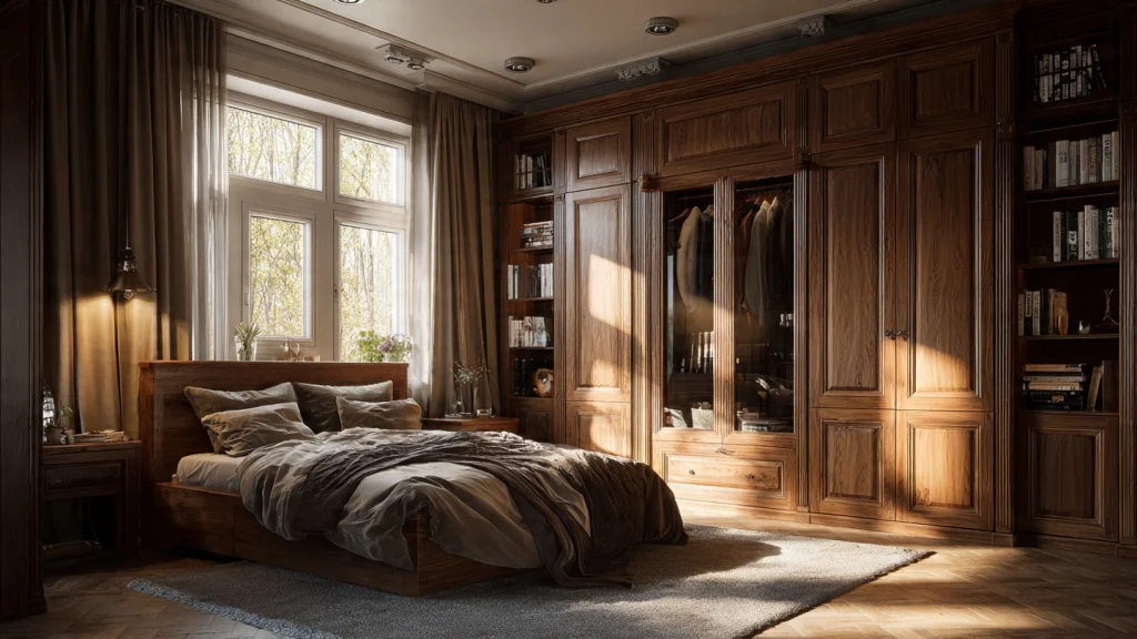 10 Wardrobe Design Ideas: Modern, Stylish & Space-Saving Wardrobes 10 Wooden Finish Wardrobes