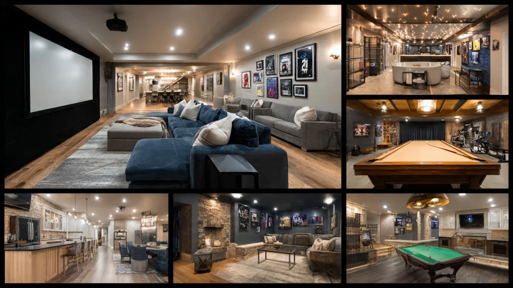 15 Basement Remodel Ideas to Transform Your Space (Modern, Practical & Inspiring Designs) 1 Basement Remodel Ideas
