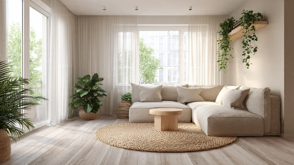 17 Modern Organic Living Room Ideas for a Calm, Natural & Stylish Space 1 Modern Organic Living Room