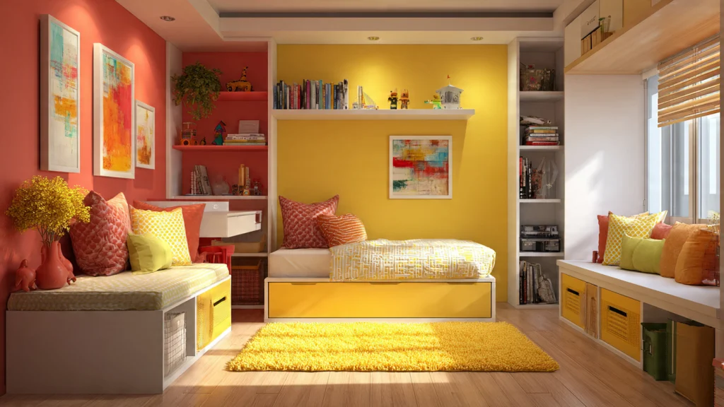 20 Kids Room Design Ideas That Are Fun, Smart & Future-Ready 11 10. 20 Kids Room Design for Girls