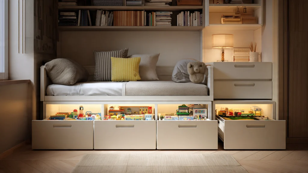 20 Kids Room Design Ideas That Are Fun, Smart & Future-Ready 12 11. 20 Kids Room Design with Wall Art & Murals