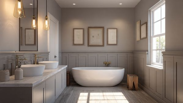 20 Wainscoting Ideas to Transform Your Home with Style & Elegance 14 13. Kitchen Wainscoting Designs
