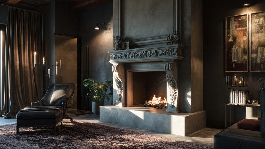 20 Fireplace Ideas to Create a Warm, Stylish & Cozy Home 15 Brick Fireplace with Vintage Feel