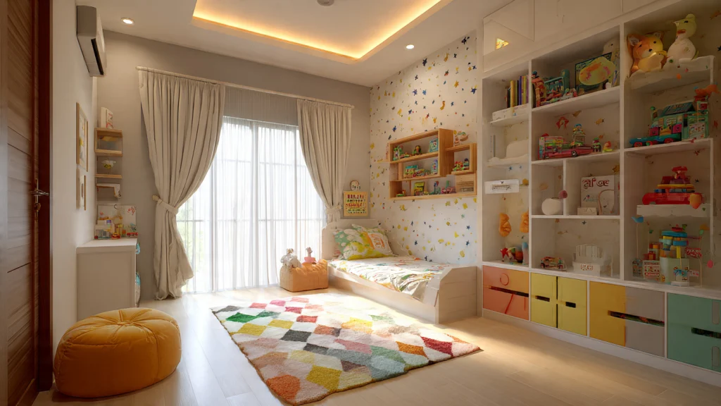 20 Kids Room Design Ideas That Are Fun, Smart & Future-Ready 18 17. 20 Kids Room Design with Eco-Friendly Materials