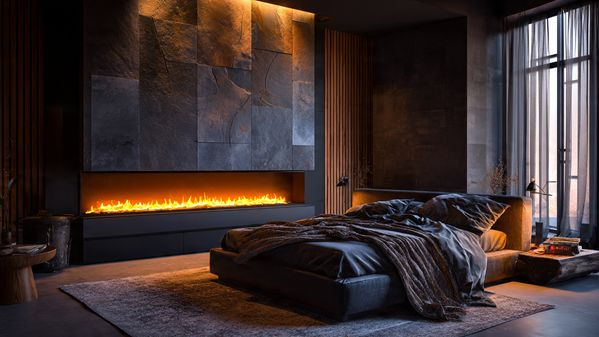20 Fireplace Ideas to Create a Warm, Stylish & Cozy Home 18 Linear Fireplace Design