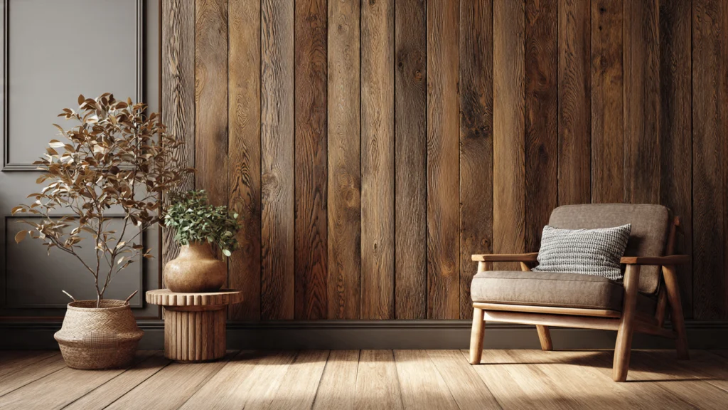20 Wainscoting Ideas to Transform Your Home with Style & Elegance 20 19. Painted vs Natural Wood Wainscoting