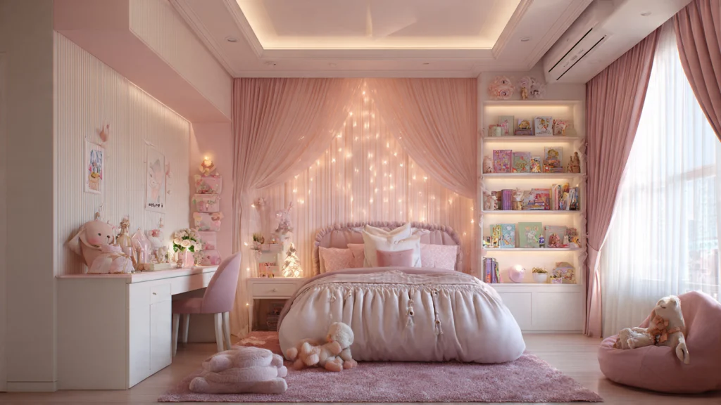 20 Kids Room Design Ideas That Are Fun, Smart & Future-Ready 4 3. 20 Kids Room Design with Smart Storage Solutions