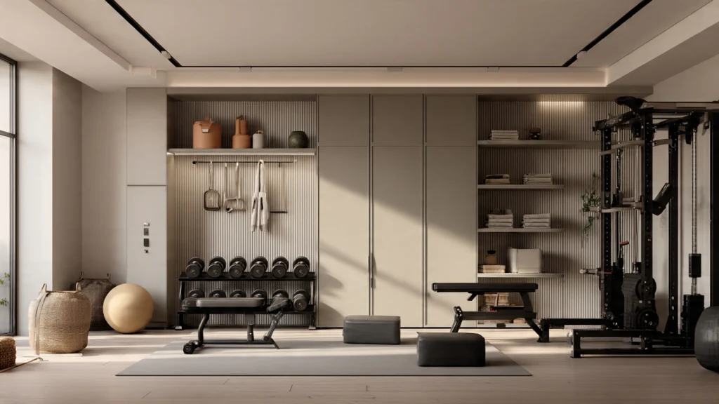 12 Home Gym Design Ideas for a Powerful, Stylish & Motivating Workout Space 4 Home Gym Design for Bedroom Setup