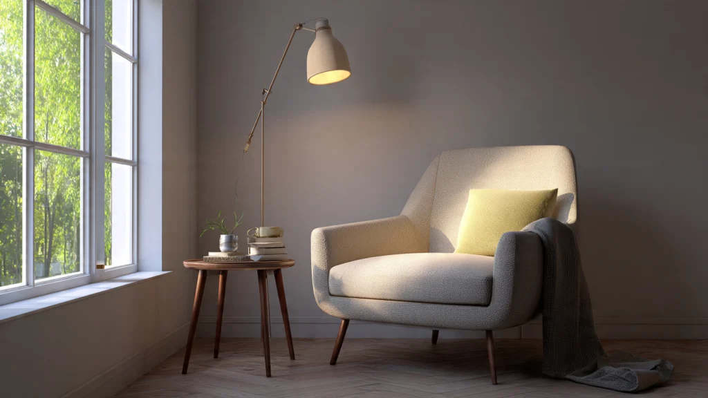 20 Floor Lamp Ideas for Stylish, Modern & Functional Home Lighting 8 7. Reading Floor Lamp – Focused & Practical