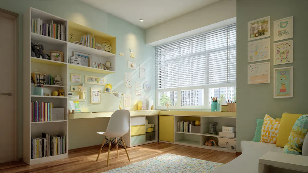 20 Kids Room Design Ideas That Are Fun, Smart & Future-Ready 8 7. 20 Kids Room Design with Montessori Style