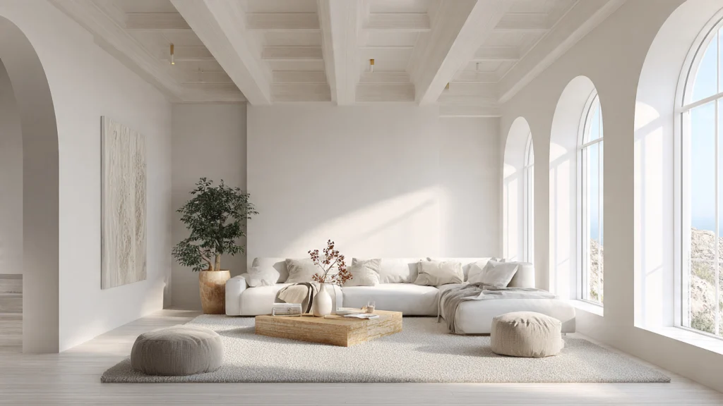 15 Color Drenching Interior Ideas for a Bold & Luxurious Home 7 Monochrome White Color Drenching