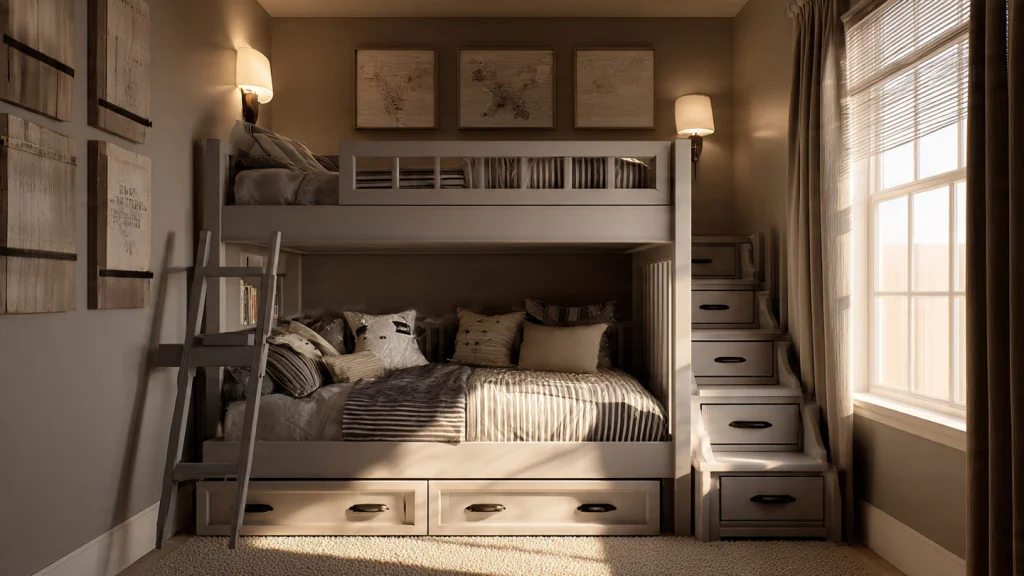 20 Kids Room Design Ideas That Are Fun, Smart & Future-Ready 9 8. 20 Kids Room Design with Play Zone